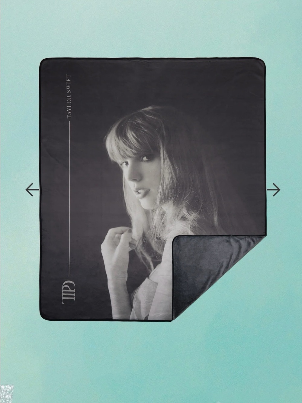 Taylor Swift The Tortured Poets Department Plush Throw Blanket